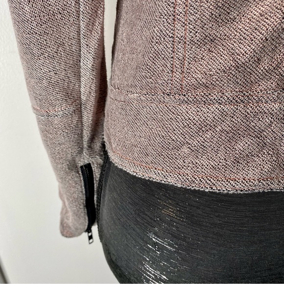 cupcakes & cashmere Pink Metallic Moto Jacket - Picture 6 of 12